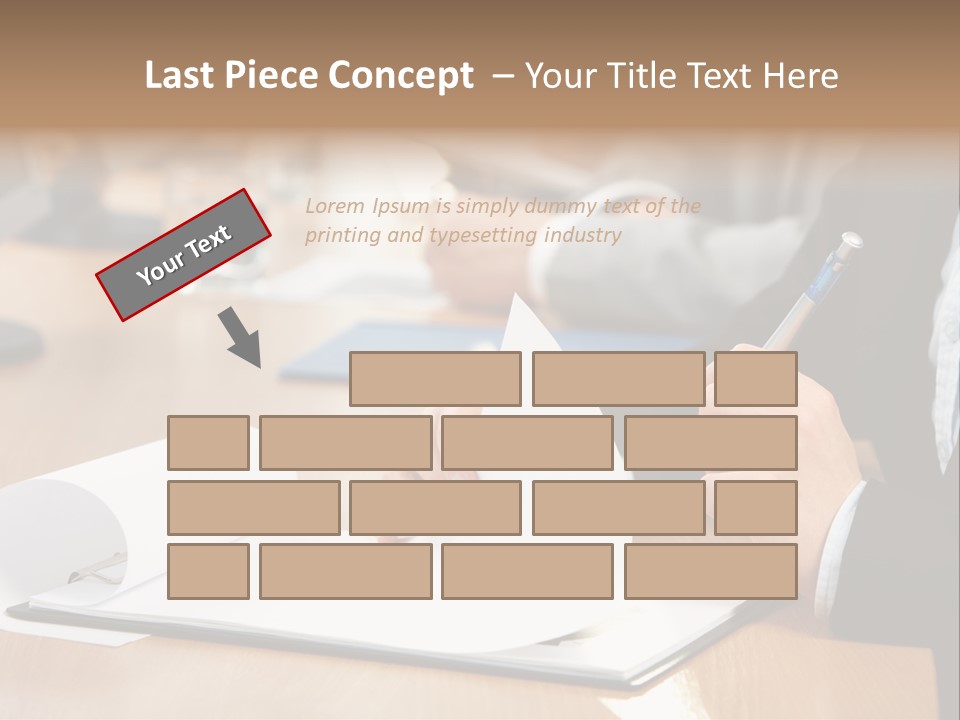 White Notebook Personal PowerPoint Template