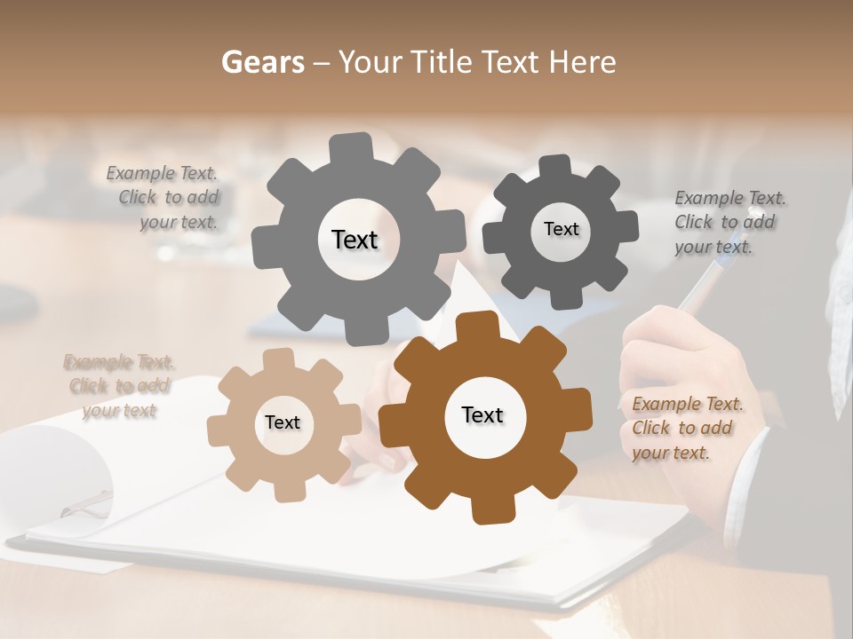 White Notebook Personal PowerPoint Template