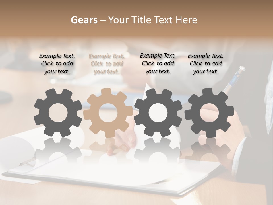 White Notebook Personal PowerPoint Template