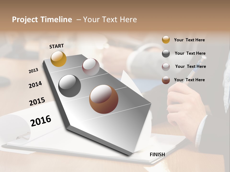 White Notebook Personal PowerPoint Template