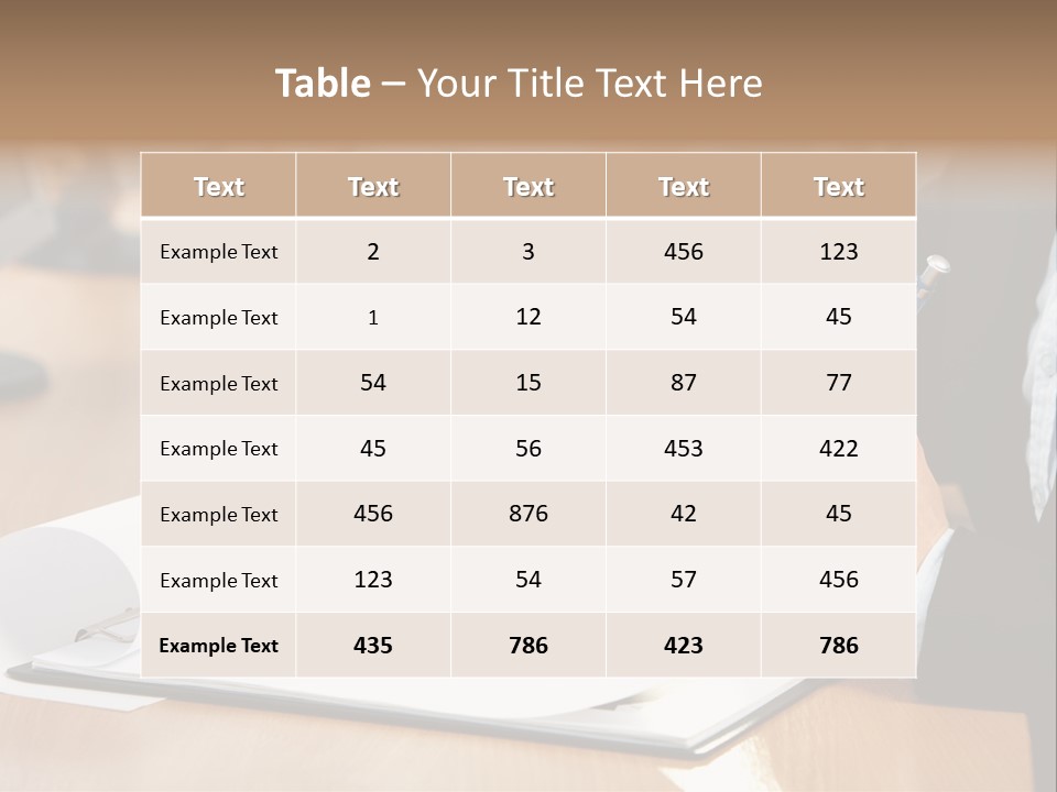 White Notebook Personal PowerPoint Template