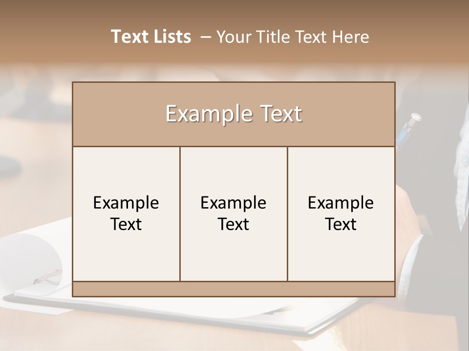 White Notebook Personal PowerPoint Template
