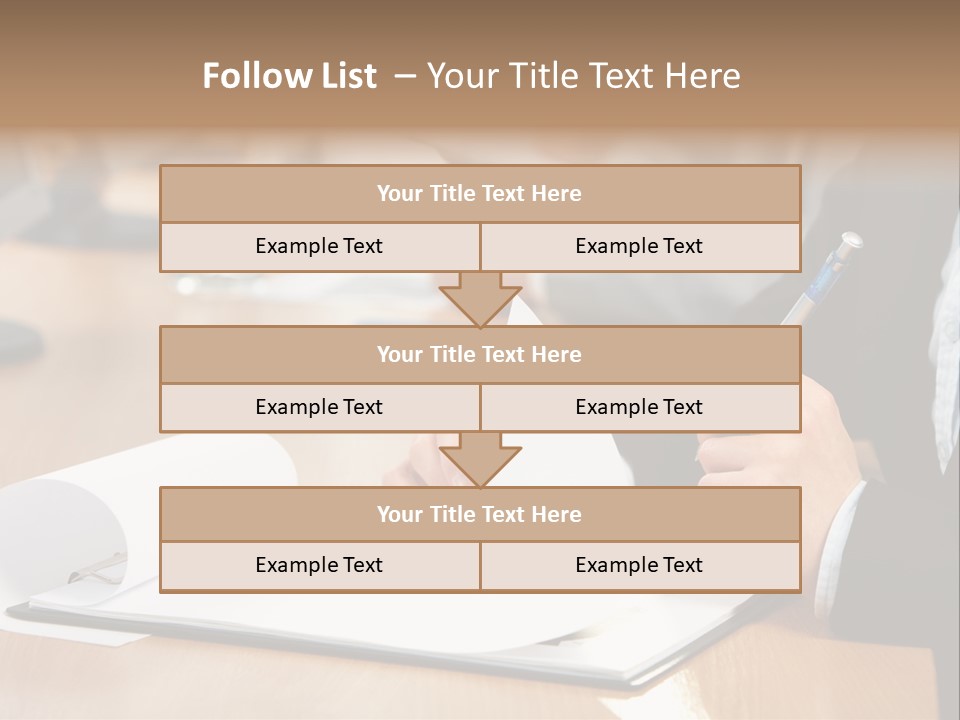 White Notebook Personal PowerPoint Template