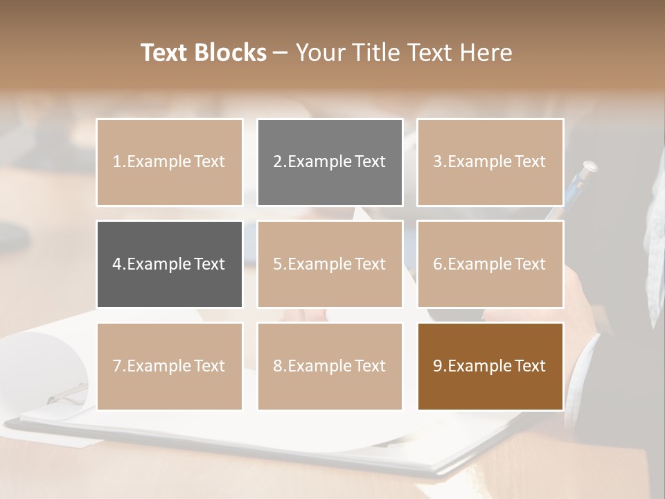 White Notebook Personal PowerPoint Template