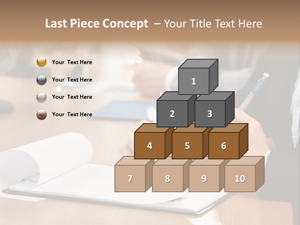 White Notebook Personal PowerPoint Template