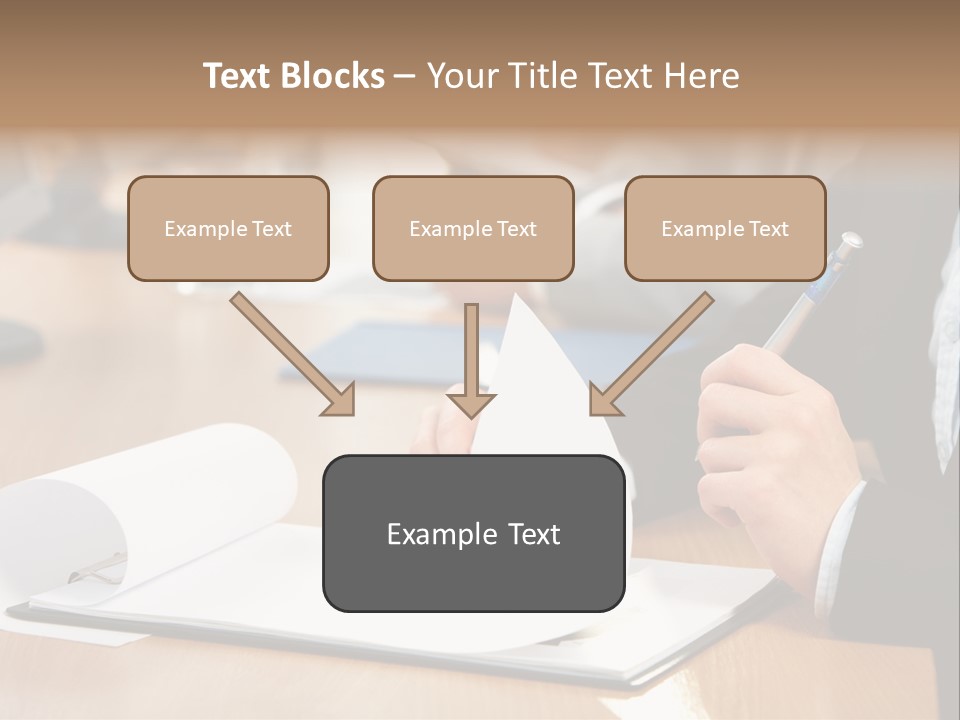 White Notebook Personal PowerPoint Template