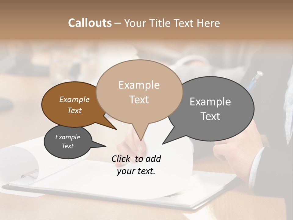 White Notebook Personal PowerPoint Template