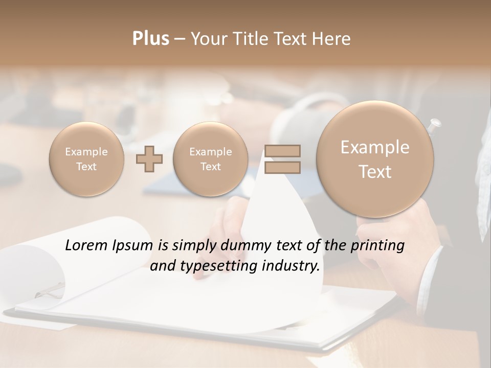 White Notebook Personal PowerPoint Template