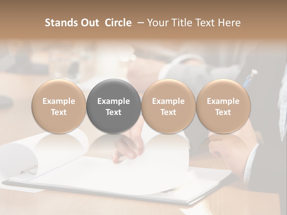 White Notebook Personal PowerPoint Template