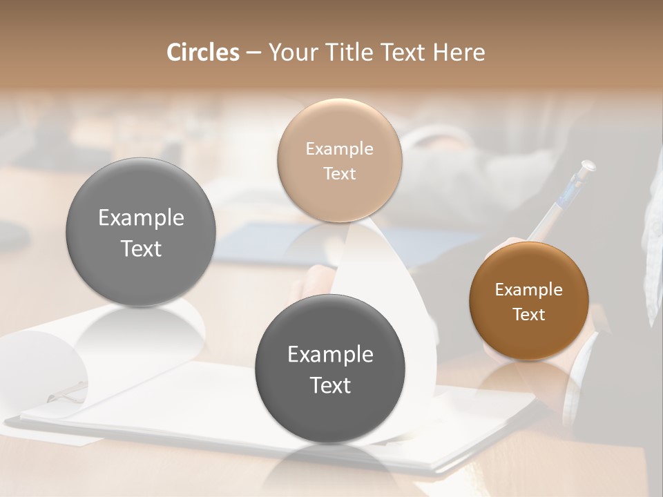 White Notebook Personal PowerPoint Template