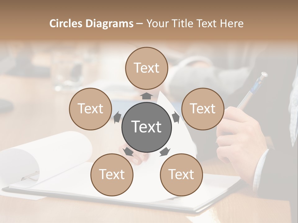 White Notebook Personal PowerPoint Template