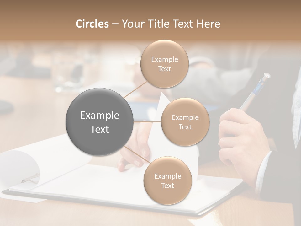 White Notebook Personal PowerPoint Template