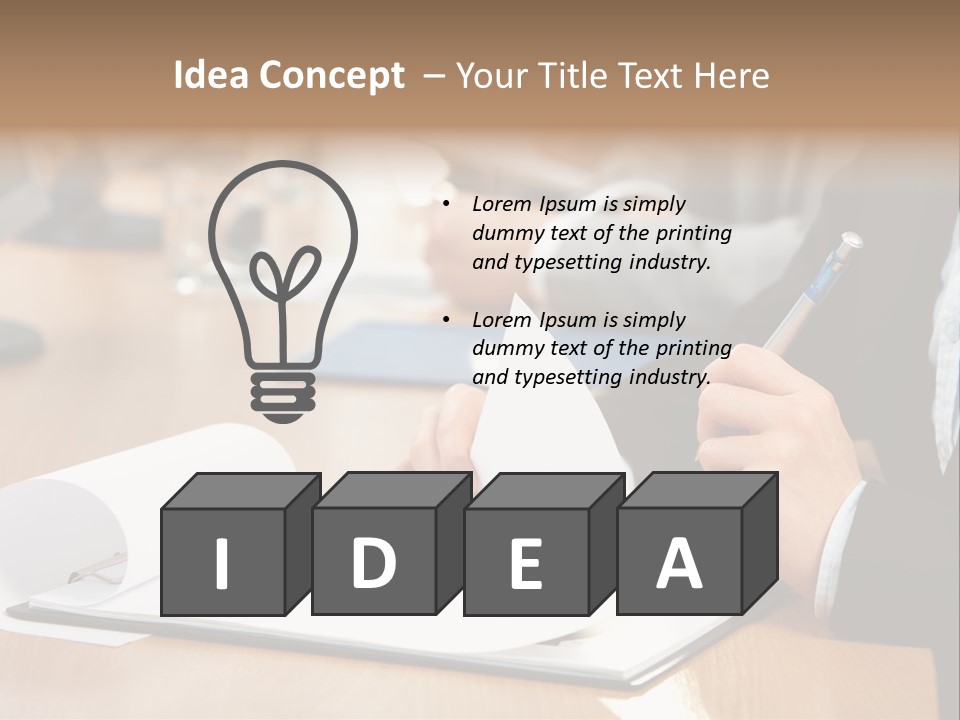 White Notebook Personal PowerPoint Template