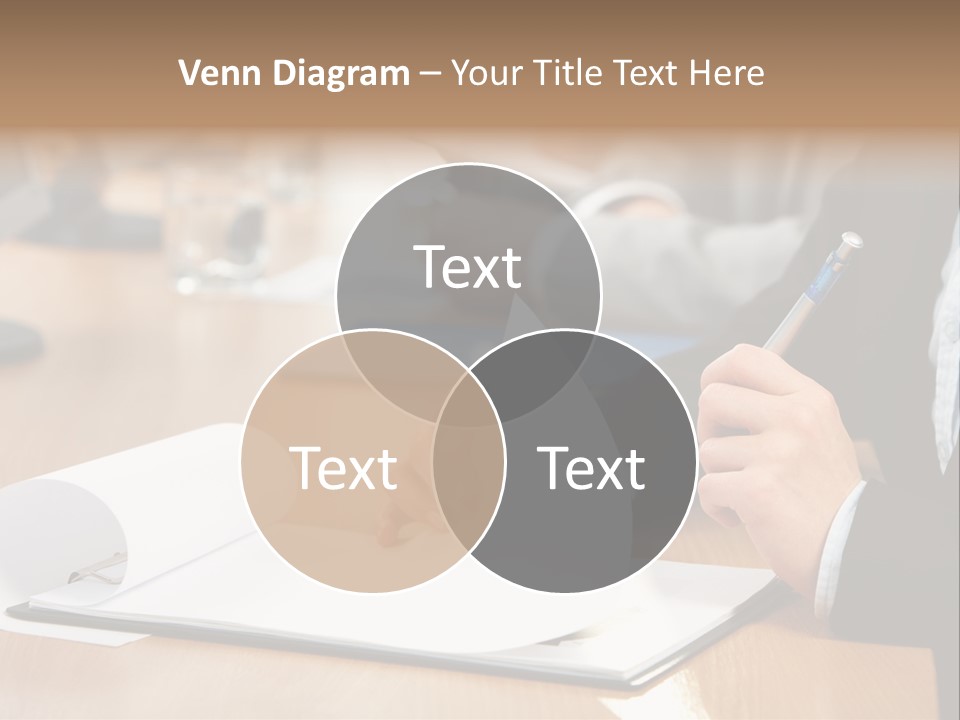 White Notebook Personal PowerPoint Template