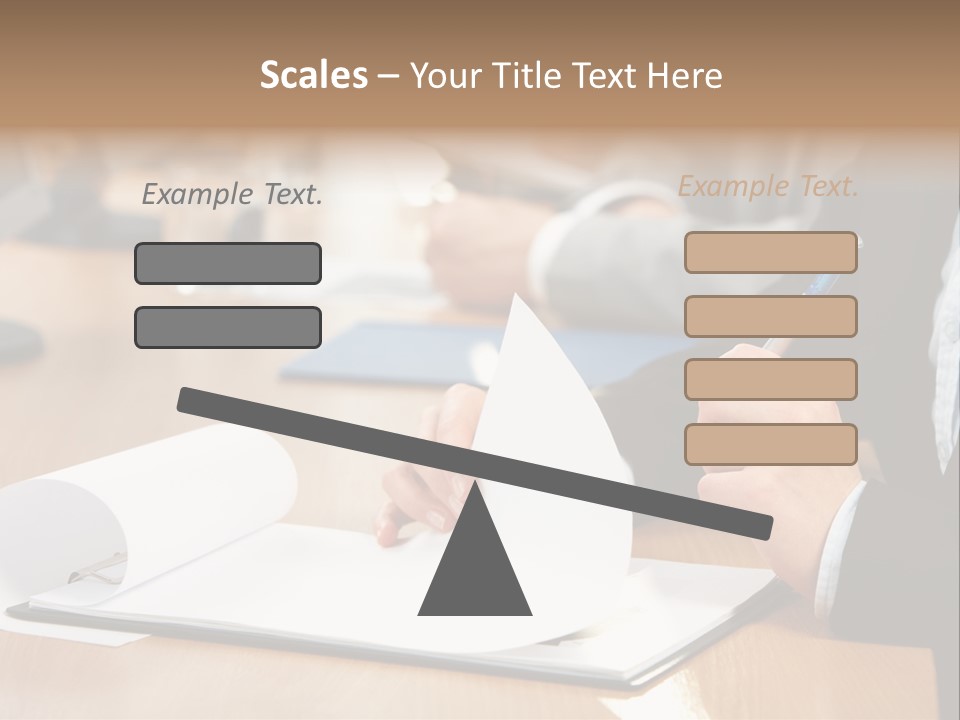 White Notebook Personal PowerPoint Template