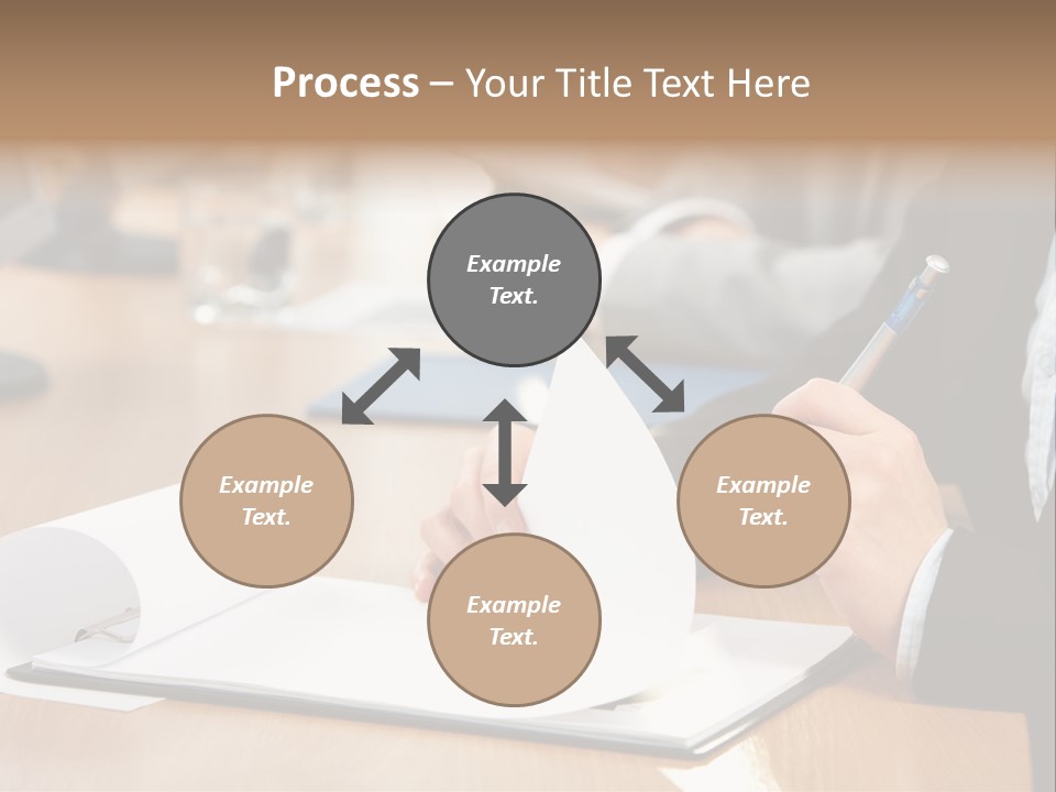 White Notebook Personal PowerPoint Template