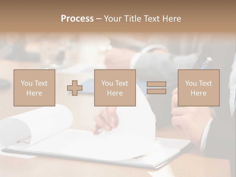 White Notebook Personal PowerPoint Template