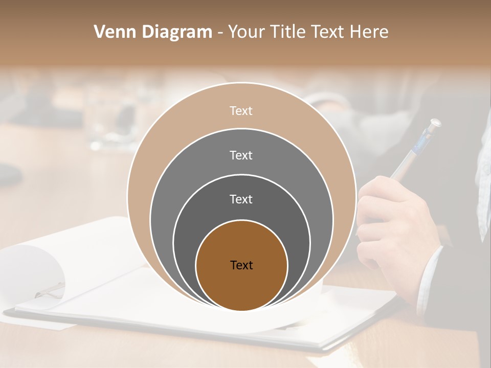 White Notebook Personal PowerPoint Template