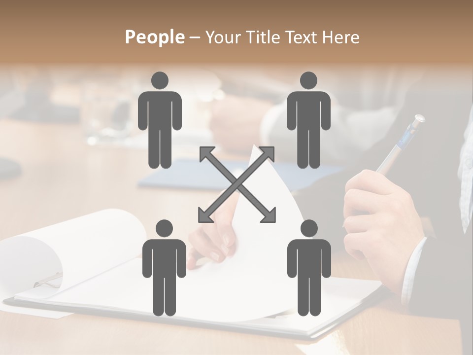 White Notebook Personal PowerPoint Template