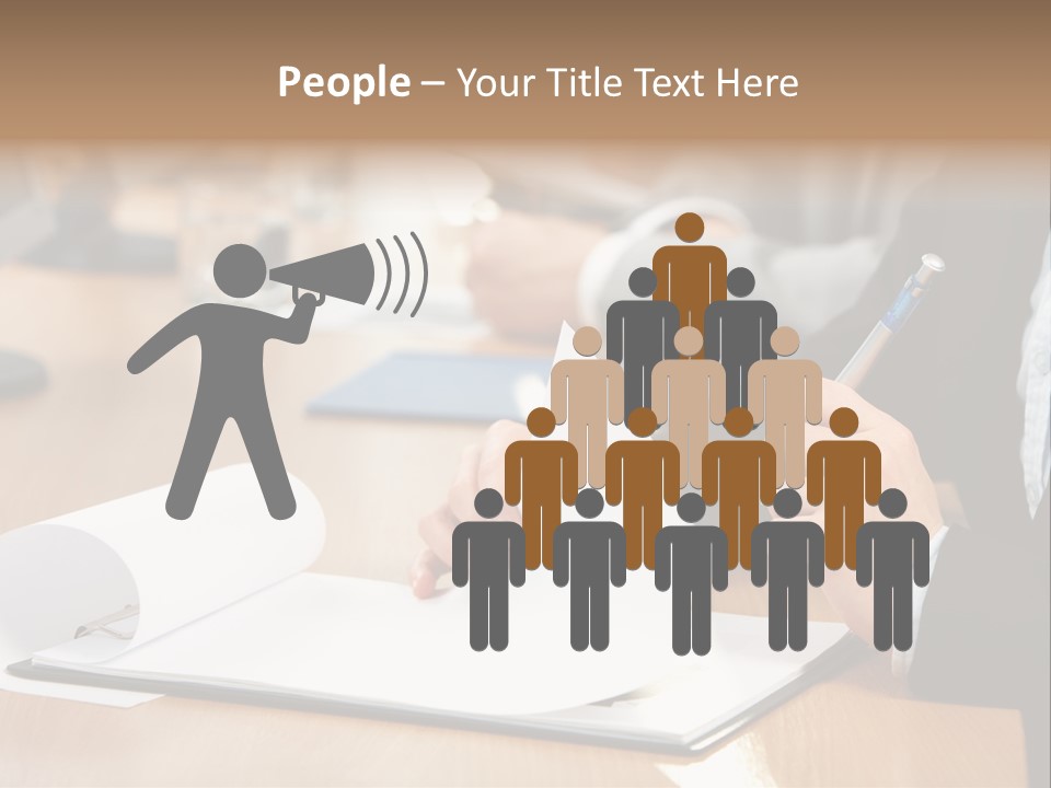 White Notebook Personal PowerPoint Template