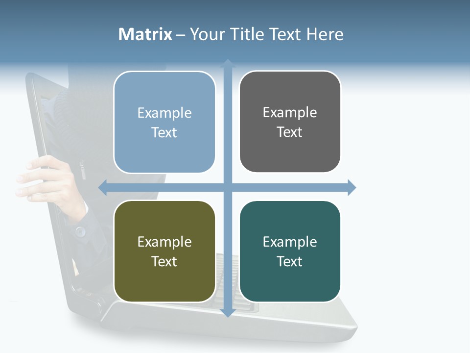 Hack Mask Black PowerPoint Template