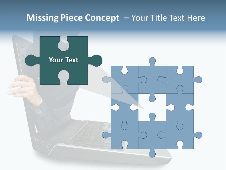 Hack Mask Black PowerPoint Template