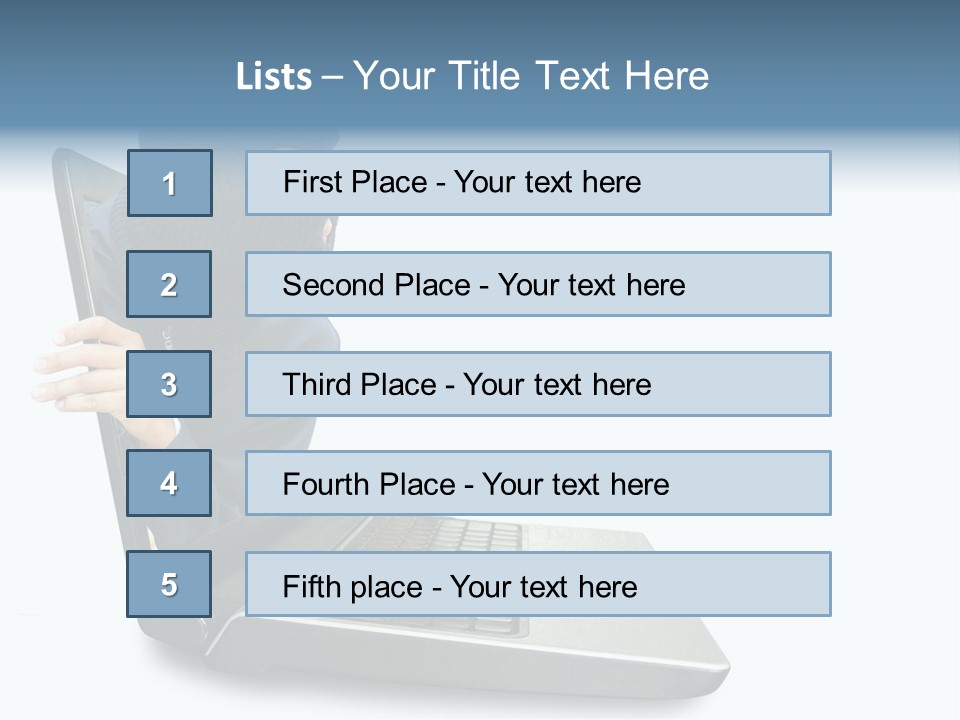 Hack Mask Black PowerPoint Template