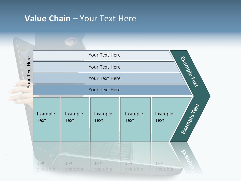 Hack Mask Black PowerPoint Template