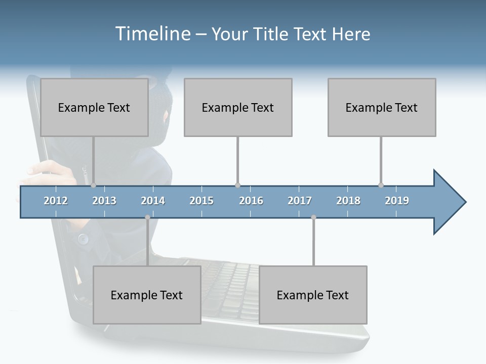 Hack Mask Black PowerPoint Template