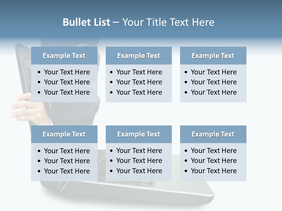 Hack Mask Black PowerPoint Template