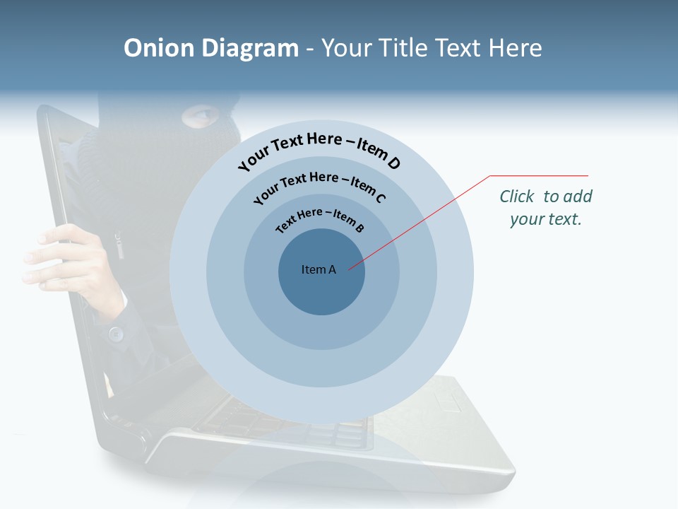 Hack Mask Black PowerPoint Template