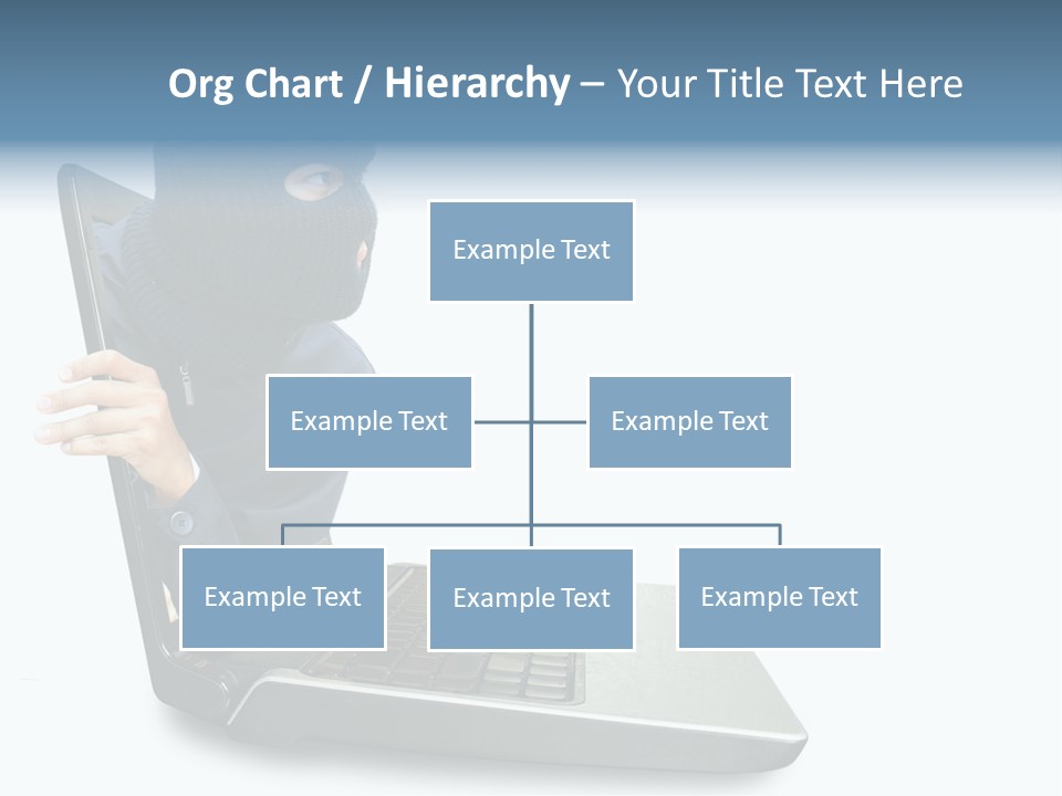 Hack Mask Black PowerPoint Template