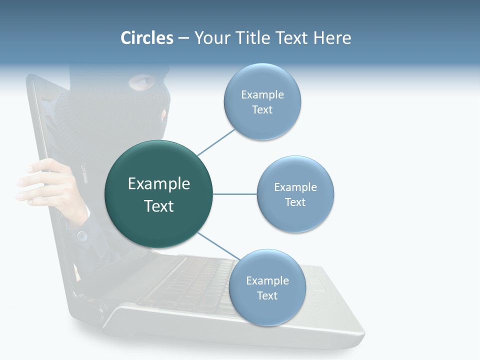 Hack Mask Black PowerPoint Template