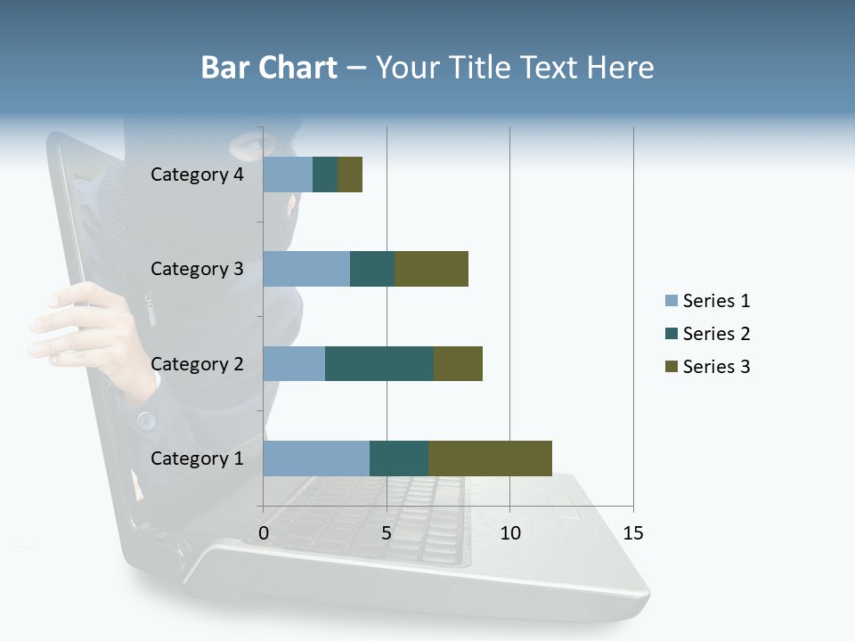 Hack Mask Black PowerPoint Template