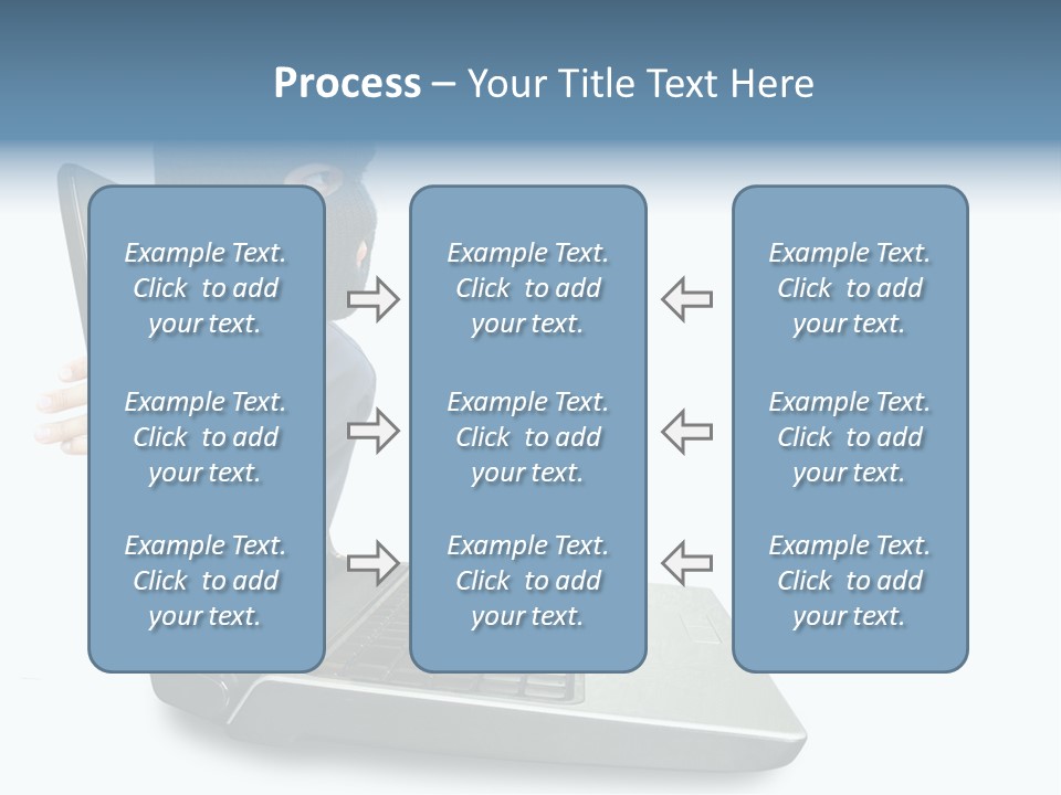 Hack Mask Black PowerPoint Template