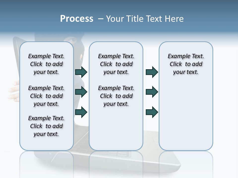 Hack Mask Black PowerPoint Template