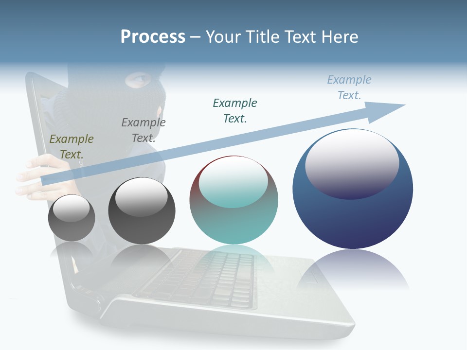 Hack Mask Black PowerPoint Template