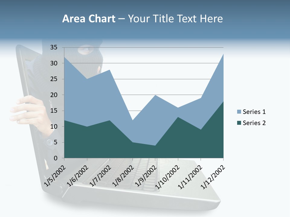 Hack Mask Black PowerPoint Template