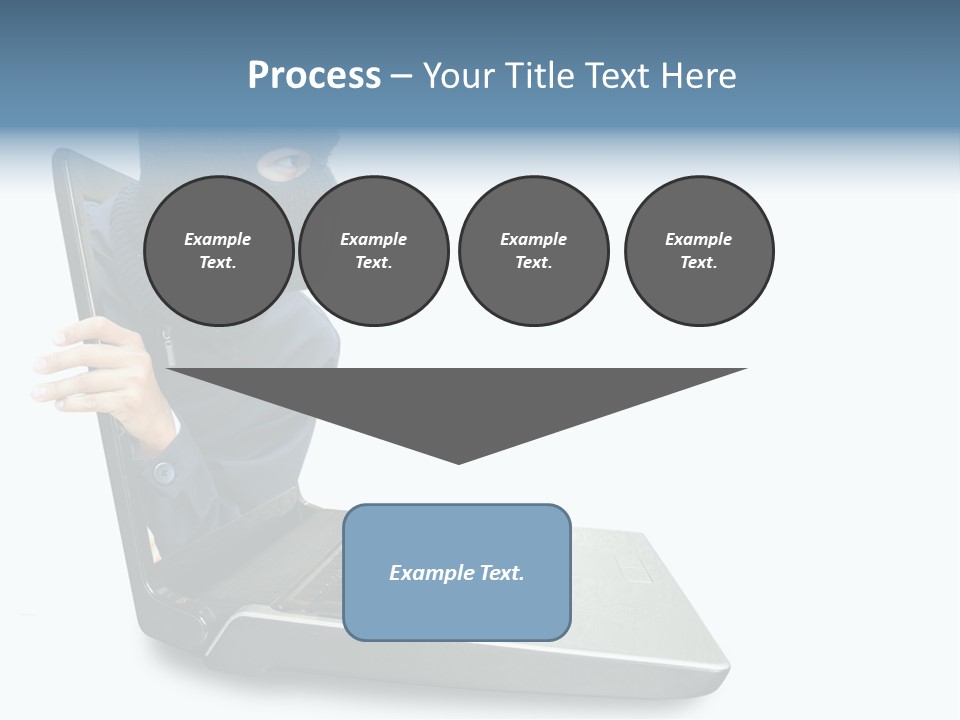 Hack Mask Black PowerPoint Template