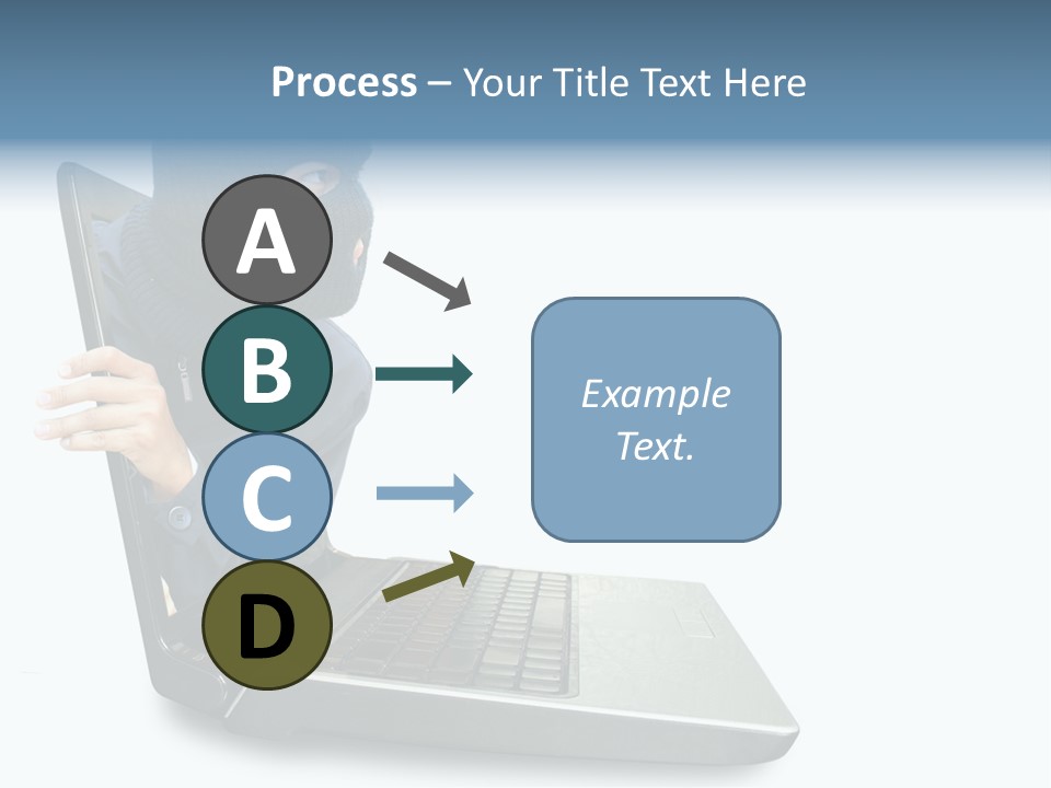 Hack Mask Black PowerPoint Template