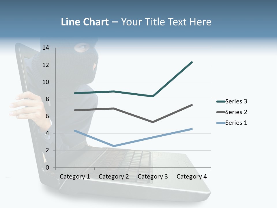 Hack Mask Black PowerPoint Template