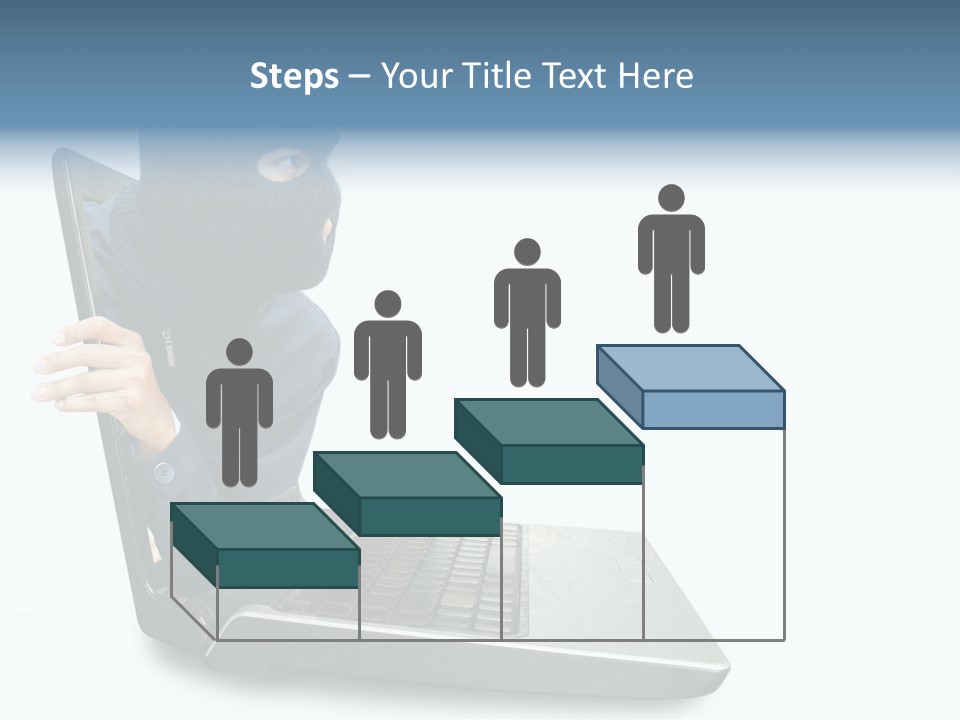 Hack Mask Black PowerPoint Template