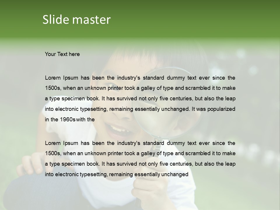 Nature Outdoors Exploring PowerPoint Template