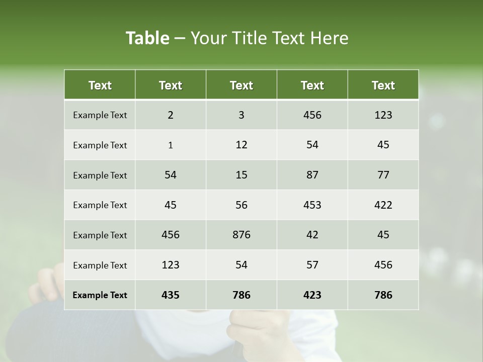 Nature Outdoors Exploring PowerPoint Template