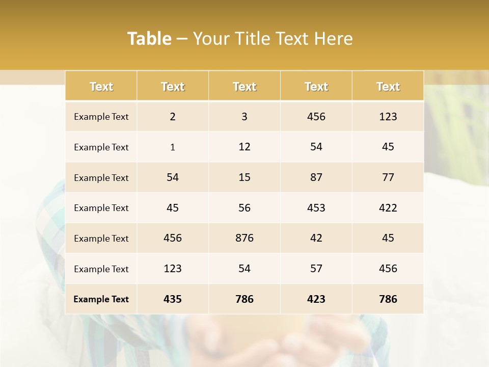Mug Drinking Joy PowerPoint Template