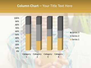 Mug Drinking Joy PowerPoint Template