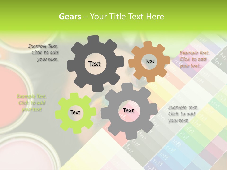 Color Covering Designer PowerPoint Template