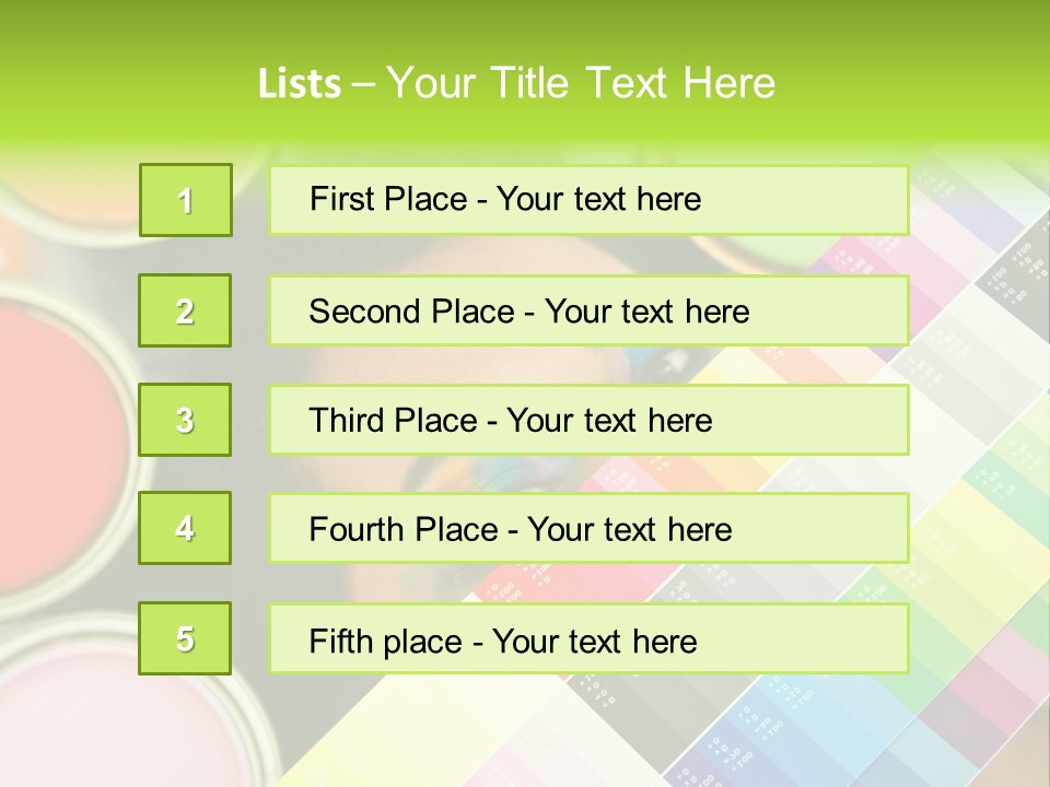 Color Covering Designer PowerPoint Template