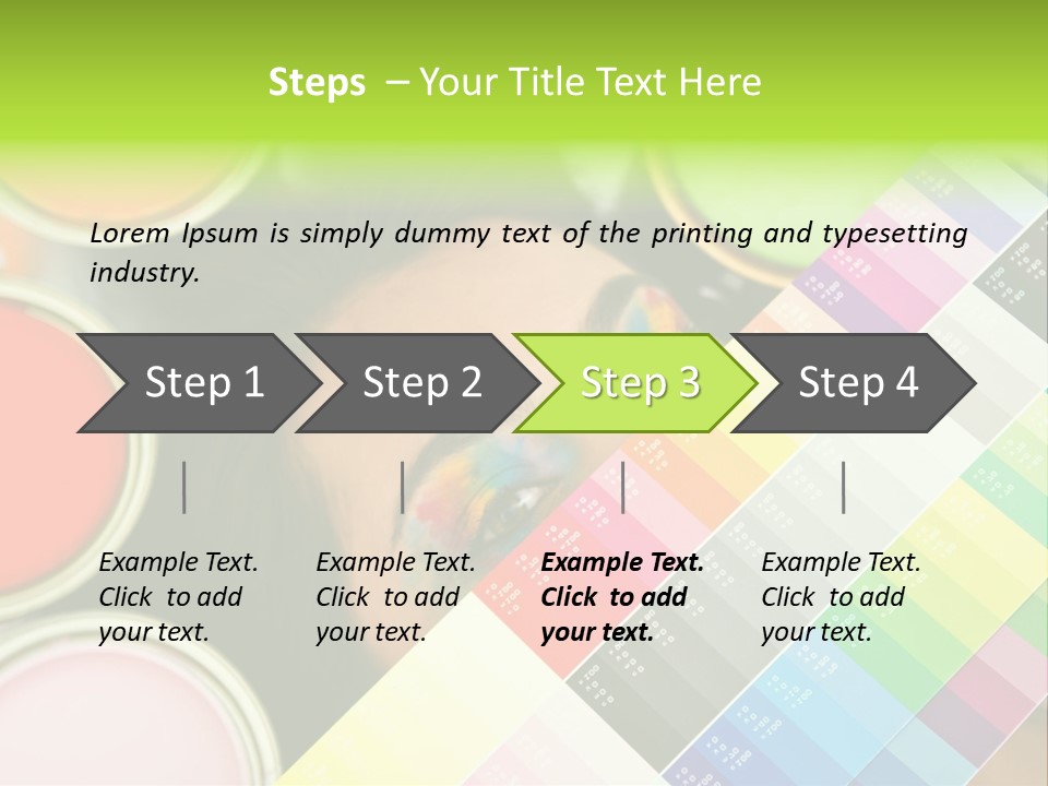 Color Covering Designer PowerPoint Template