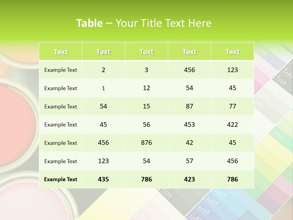 Color Covering Designer PowerPoint Template